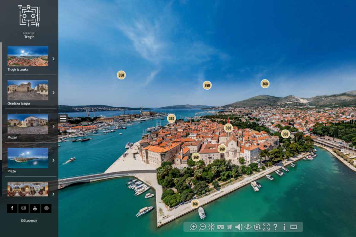 Tökéletes: virtuális sétát tehetünk Trogirban