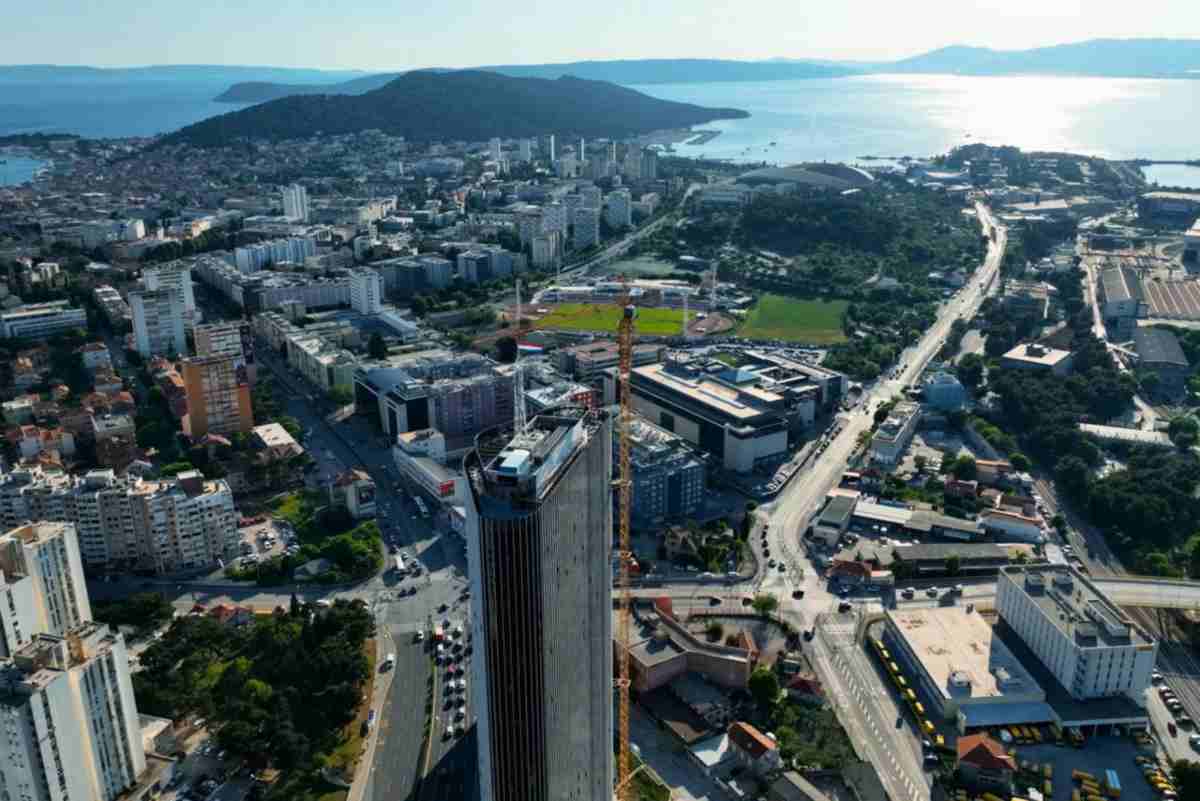 Spliti szálloda mostantól a legmagasabb épület Horvátországban